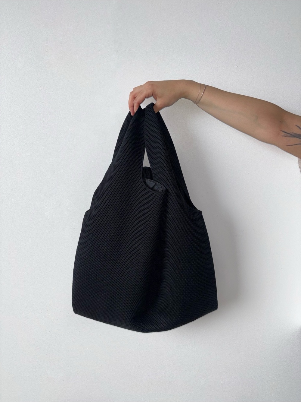MM6 Maison Margiela Black Shoulder Bag